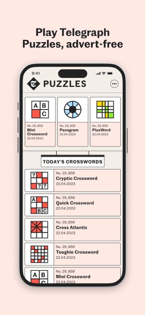 daily telegraph puzzles app