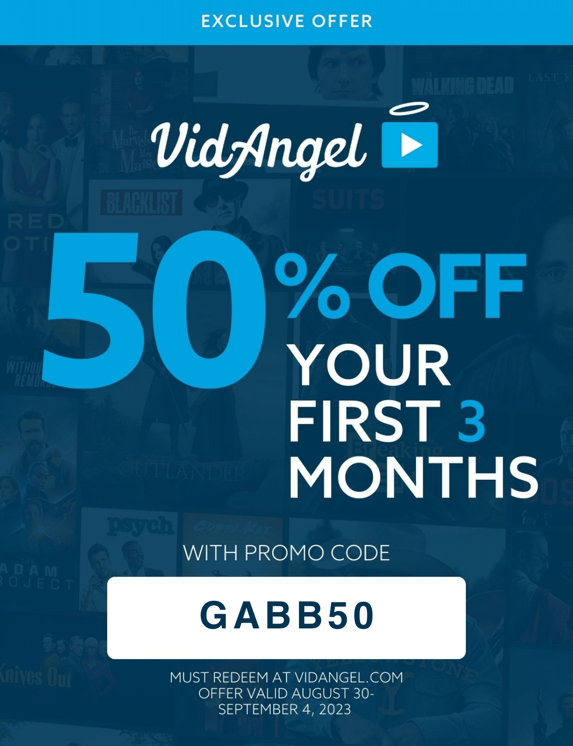 vidangel coupon code