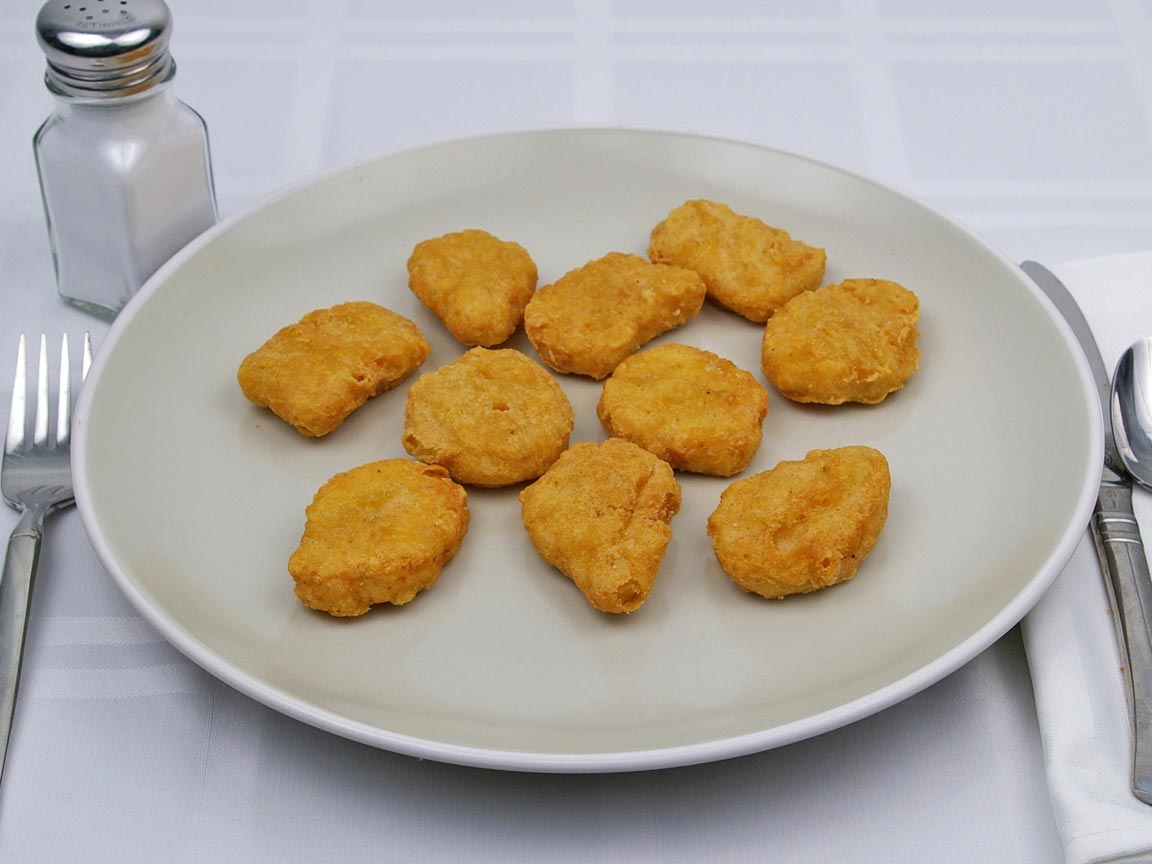 chicken nuggets calories mcdonalds 10