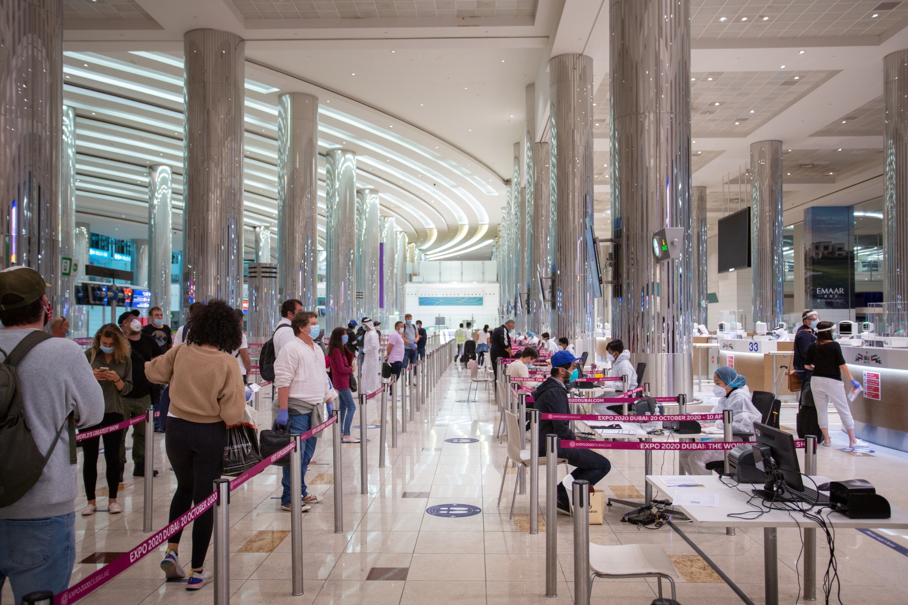 arrivals at dxb