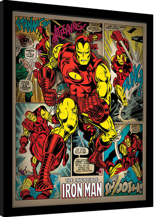 poster iron man vintage