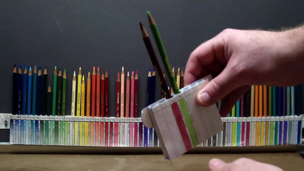 colored pencil holder