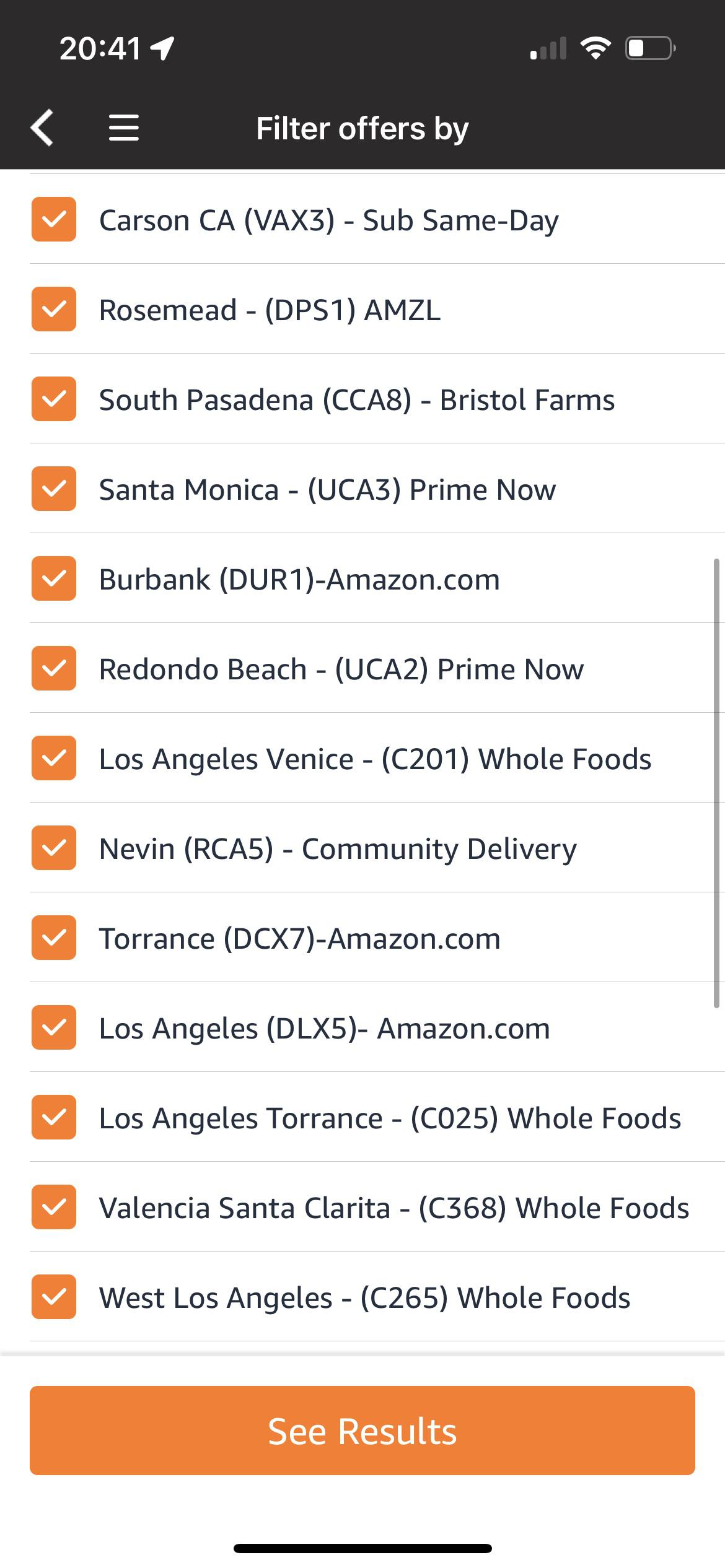 amazon flex regions