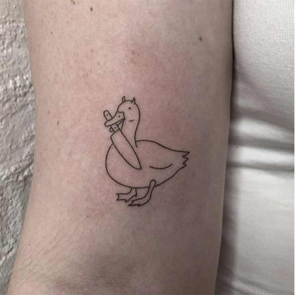 duck tattoo