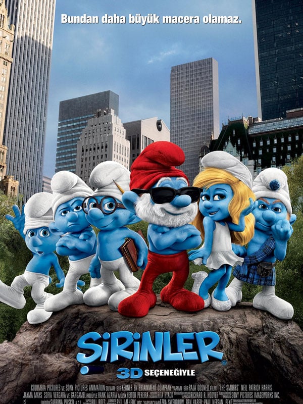 şirinler çizgi sinema filmi izle