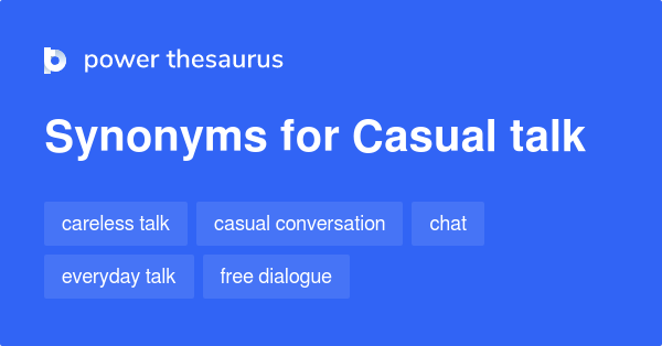 synonyms for casual