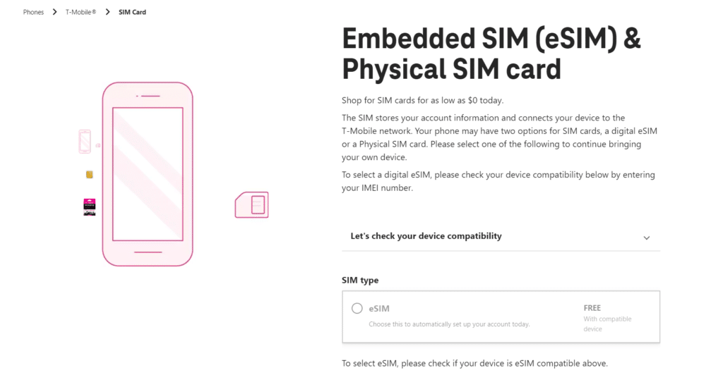 tmobile usa esim