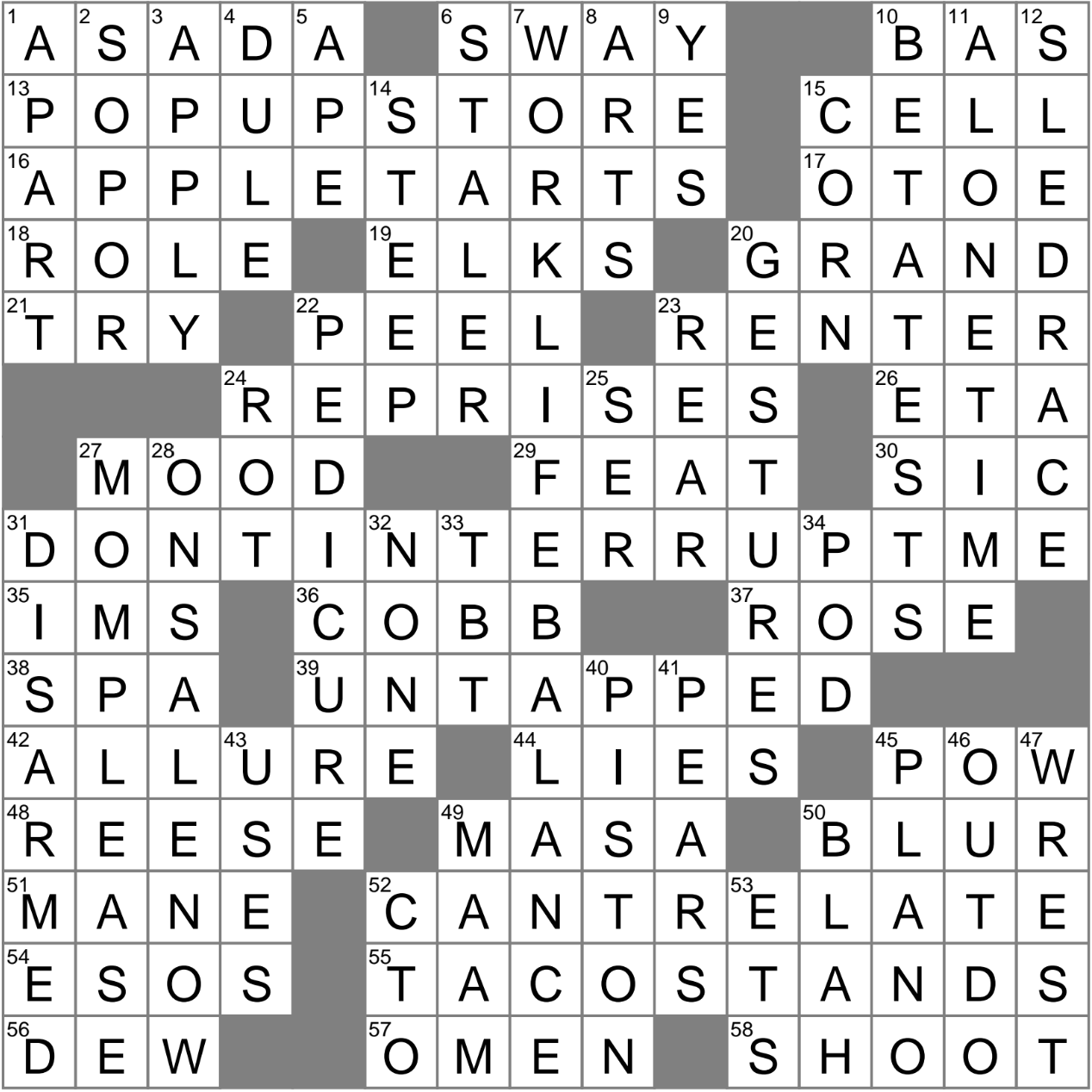 lived in crossword clue