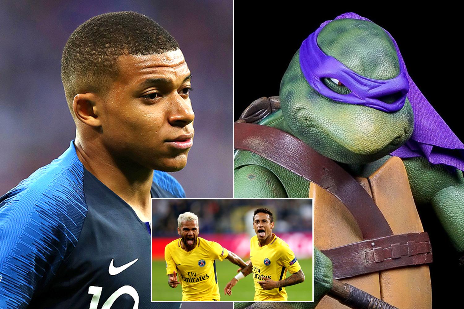 mbappe ninja turtle meme