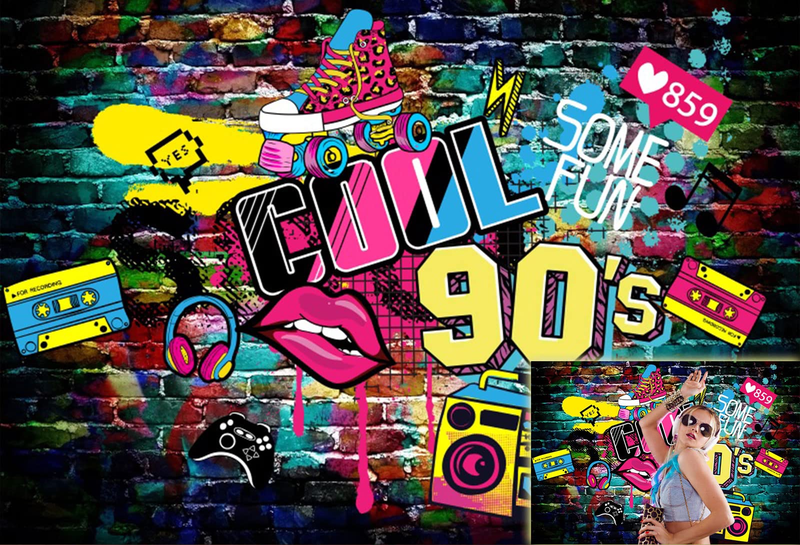 90s background