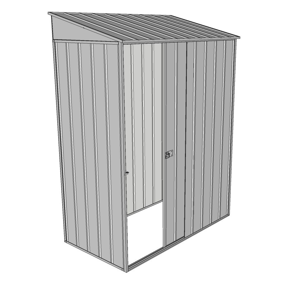 narrow shed sliding door