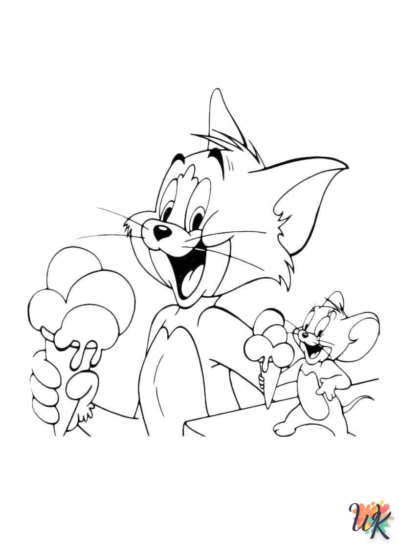 dibujos para colorear de tom y jerry