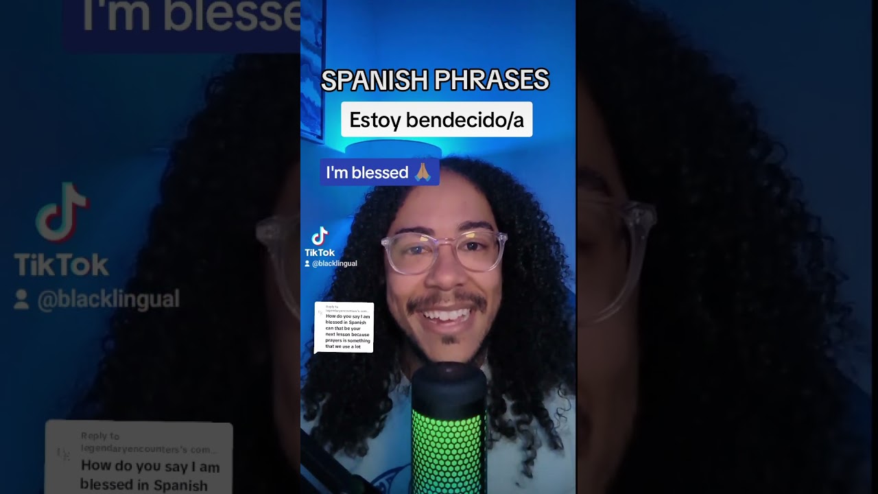 how to say blessed in spanish