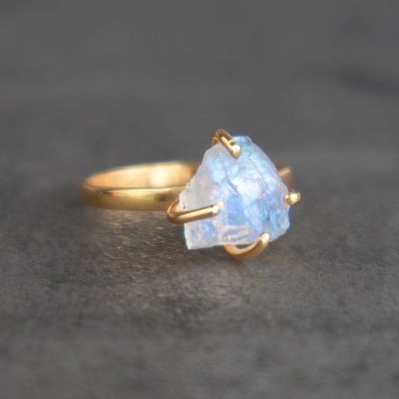 moonstone gemstone ring