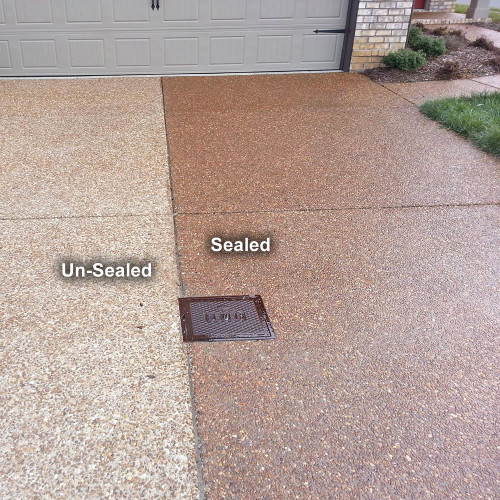 brown concrete sealer