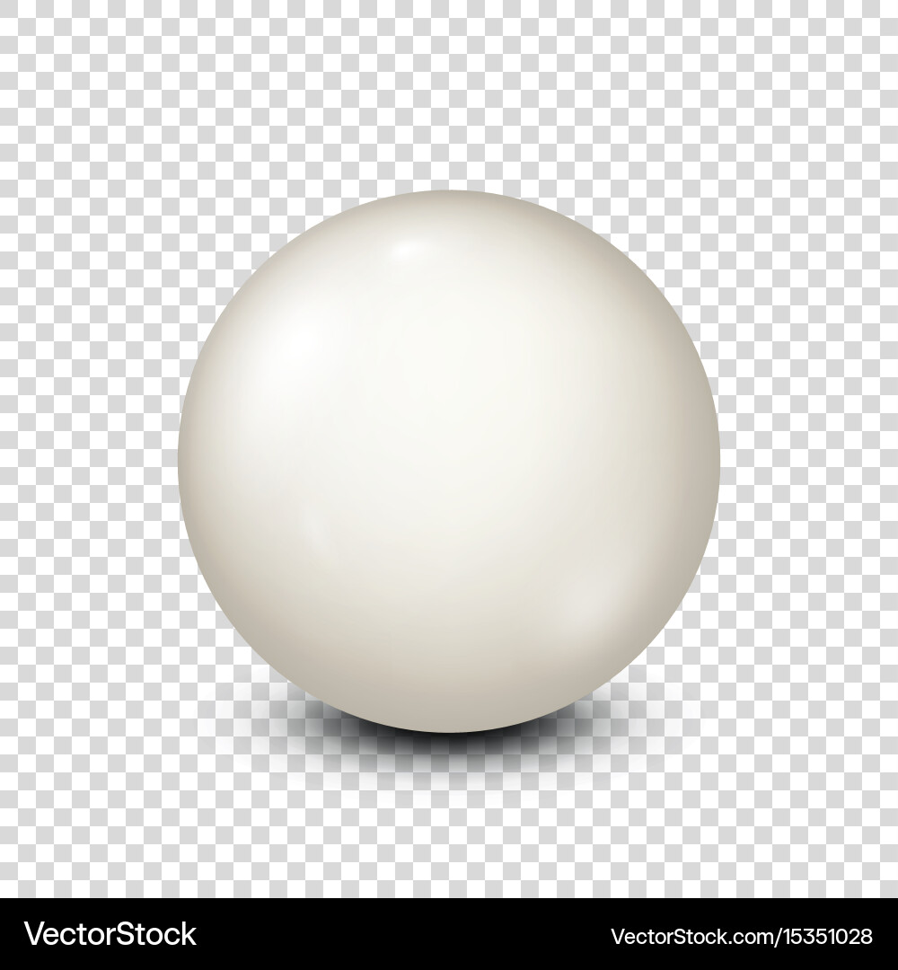 white billiard ball