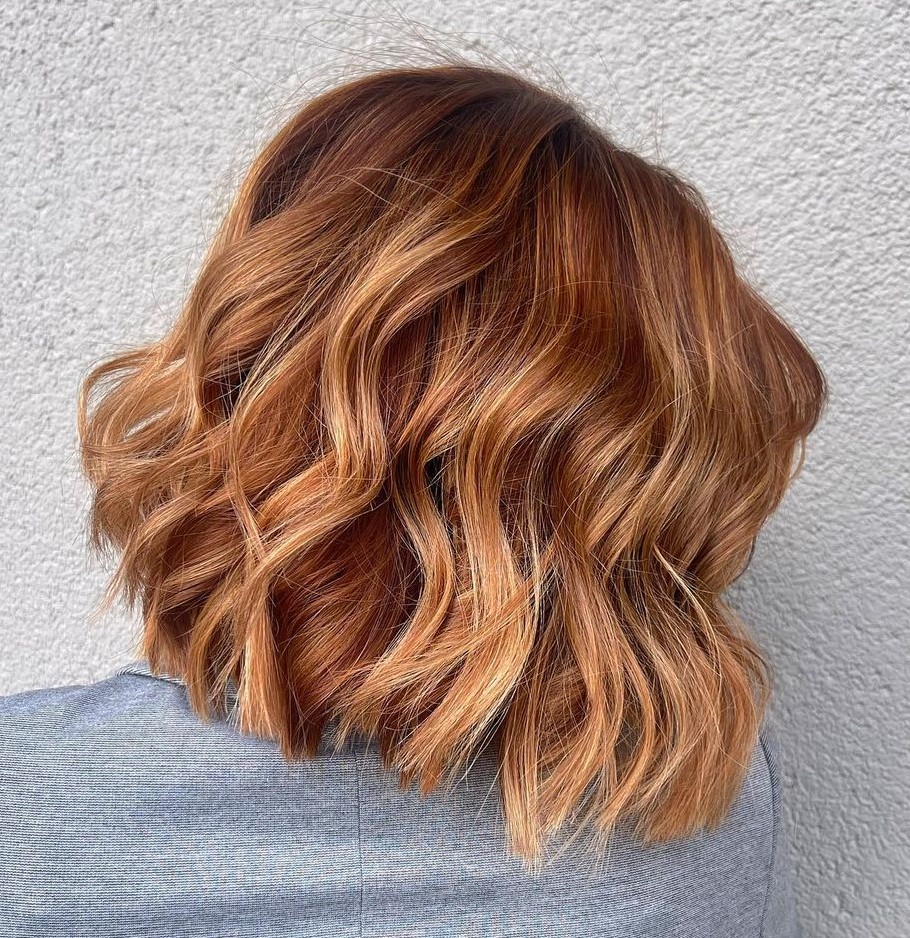 blonde with red highlights