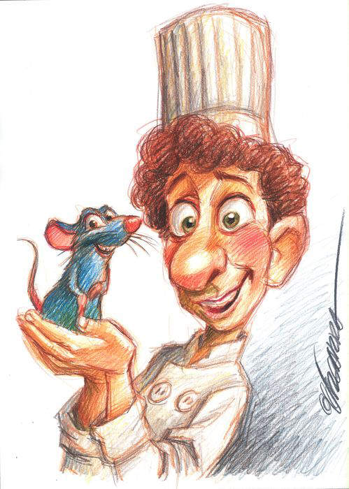 ratatouille caricatura