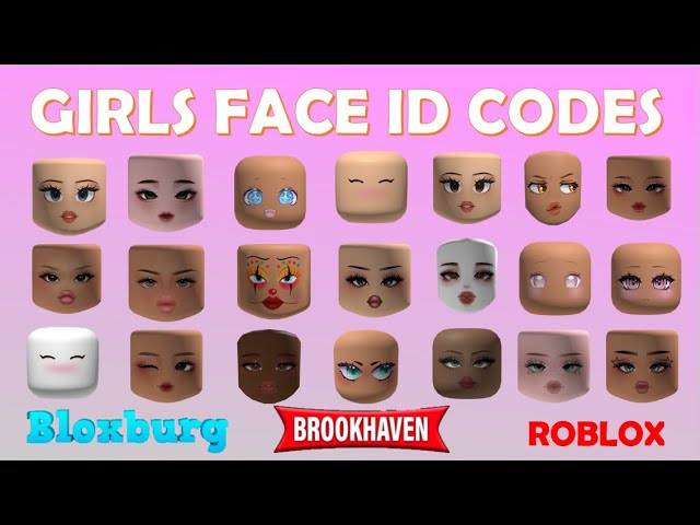 roblox face id