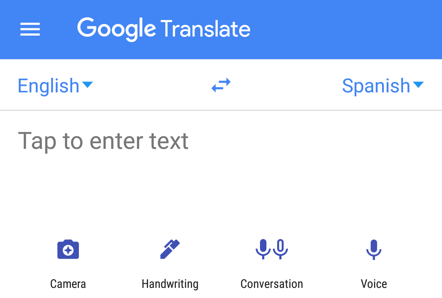 google translate english spanish to spanish