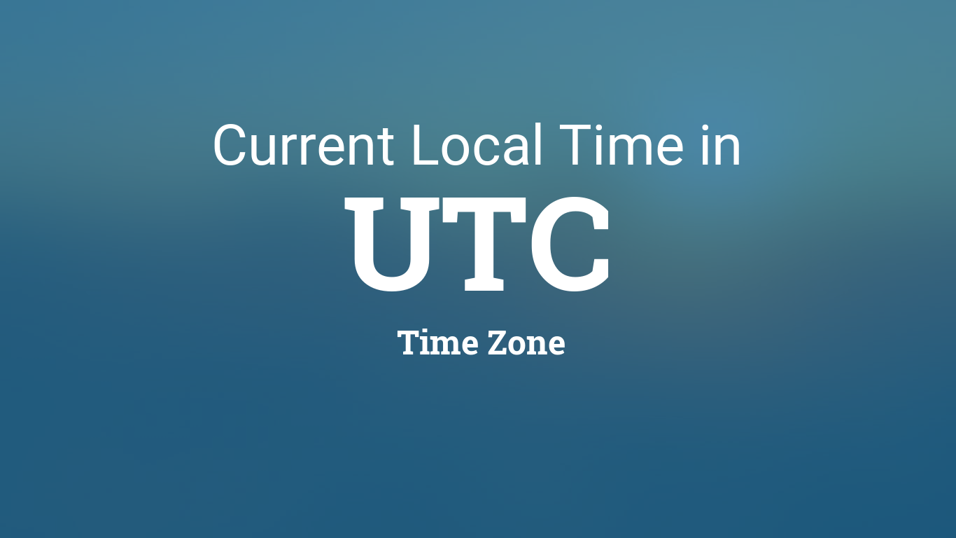 universal time utc now