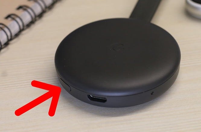 how to reset chromecast