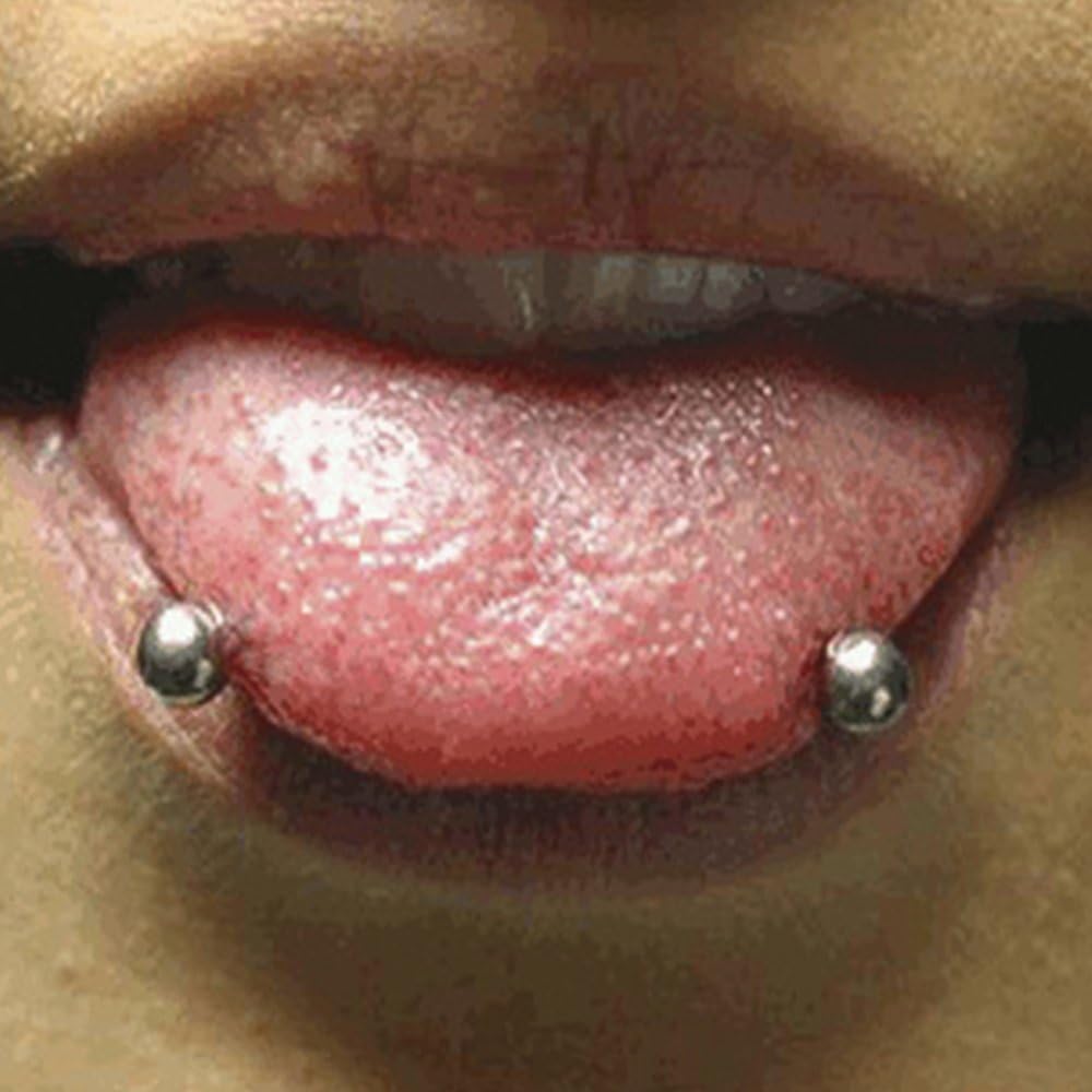 snake tongue piercing