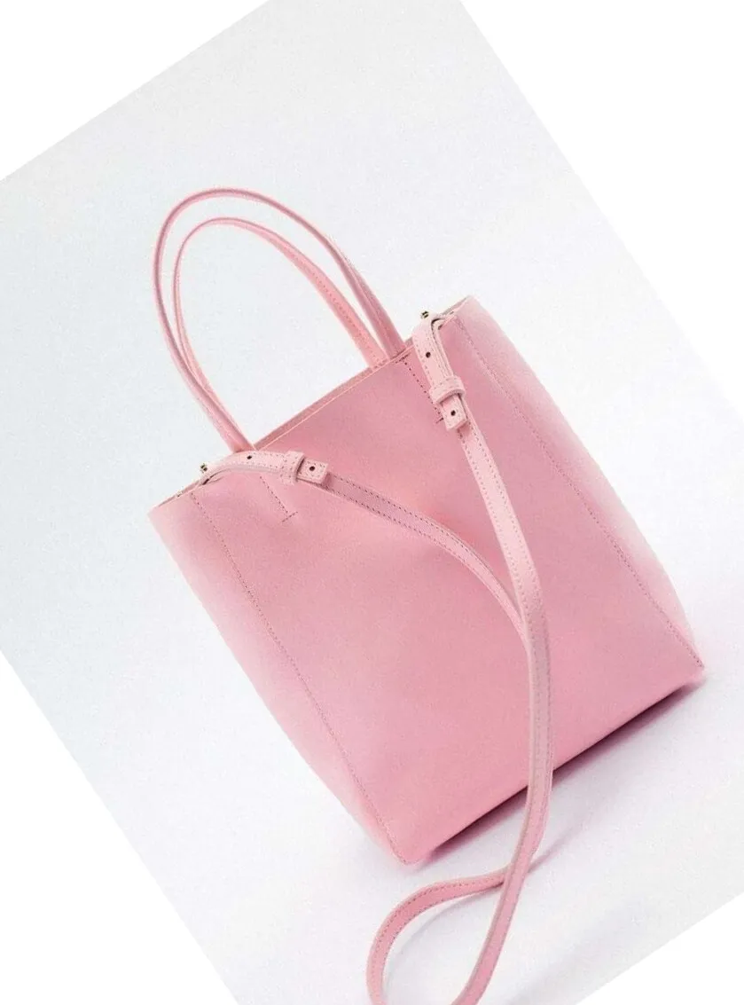 zara pink bag