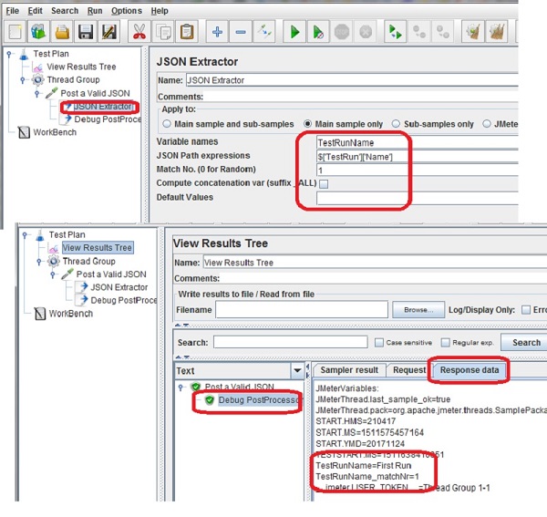 json extractor jmeter