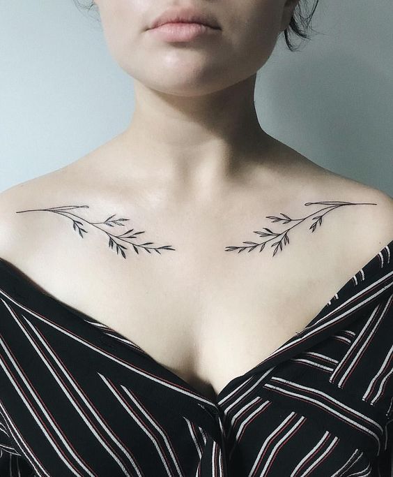 pecho tatuajes para mujer