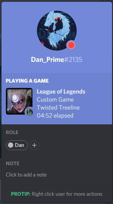 league discord