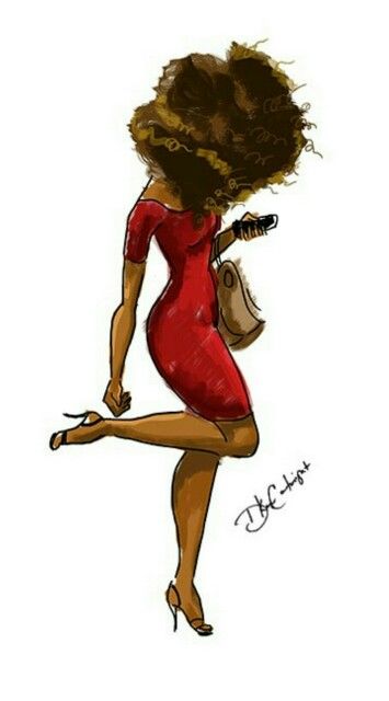 classy girl cartoon