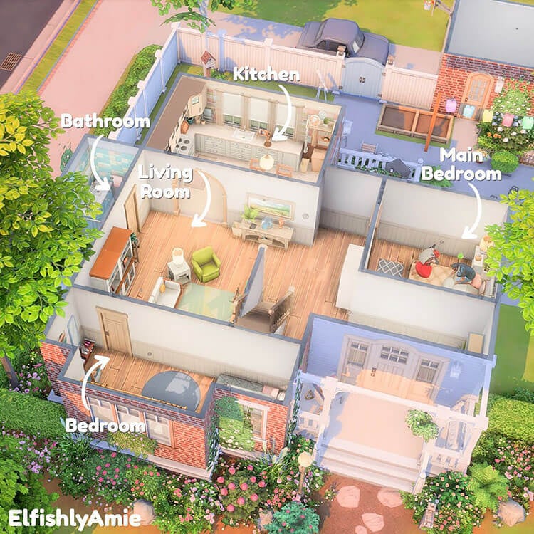 house layouts for sims 4