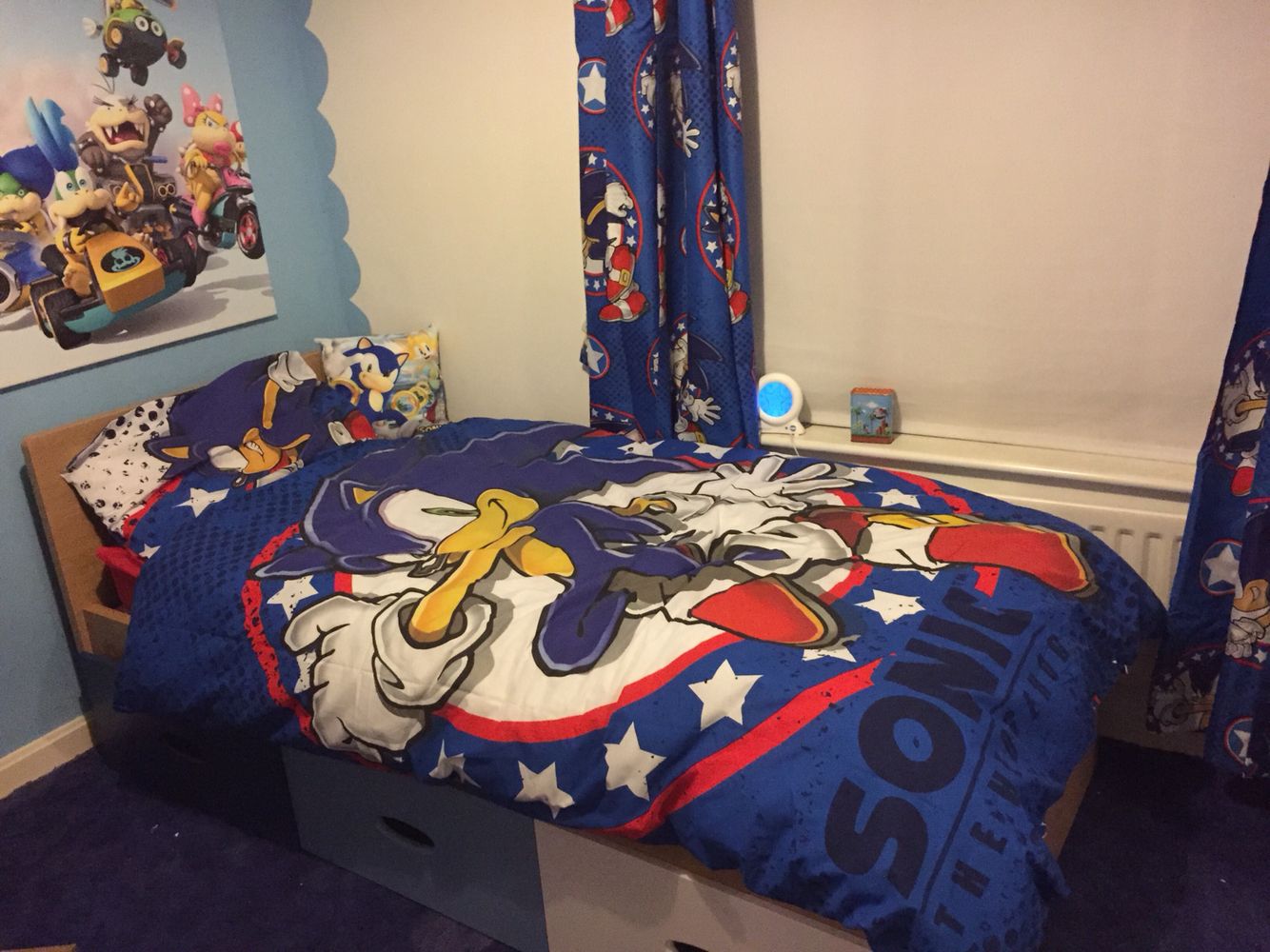 sonic the hedgehog bedroom