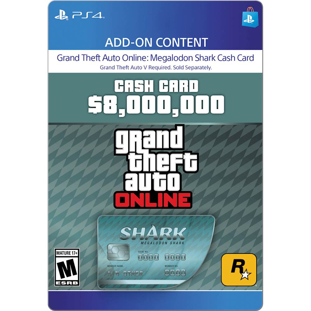 shark cards ps4