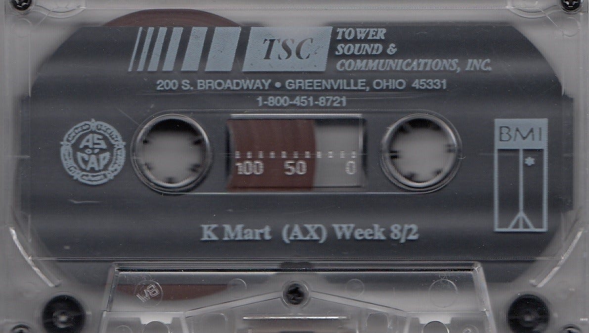 kmart cassette tapes