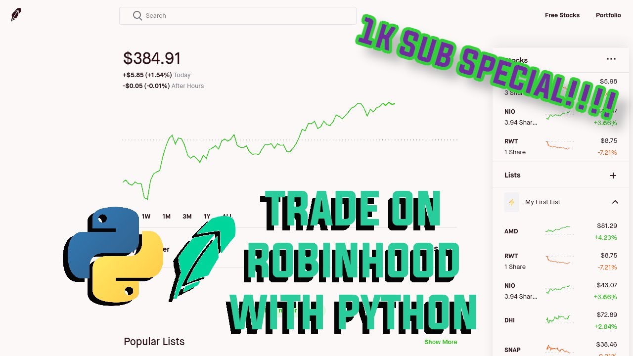 robinhood api python