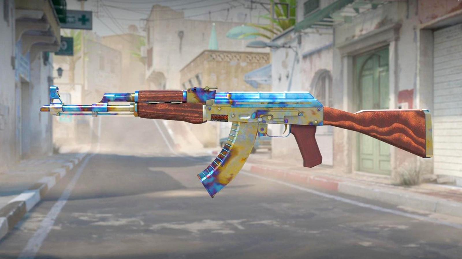 case hardened blue gem ak