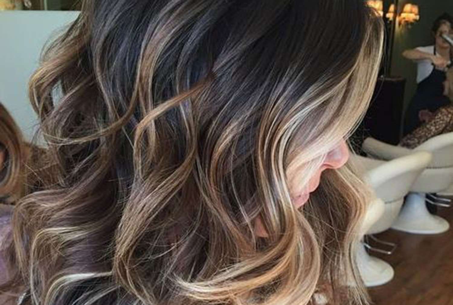 hair highlights for dark hair