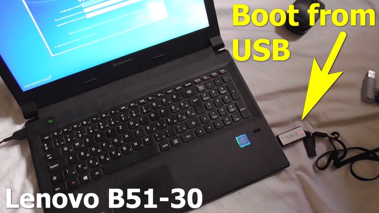 lenovo boot usb