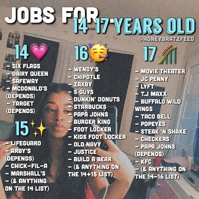 jobs 14 year olds can have