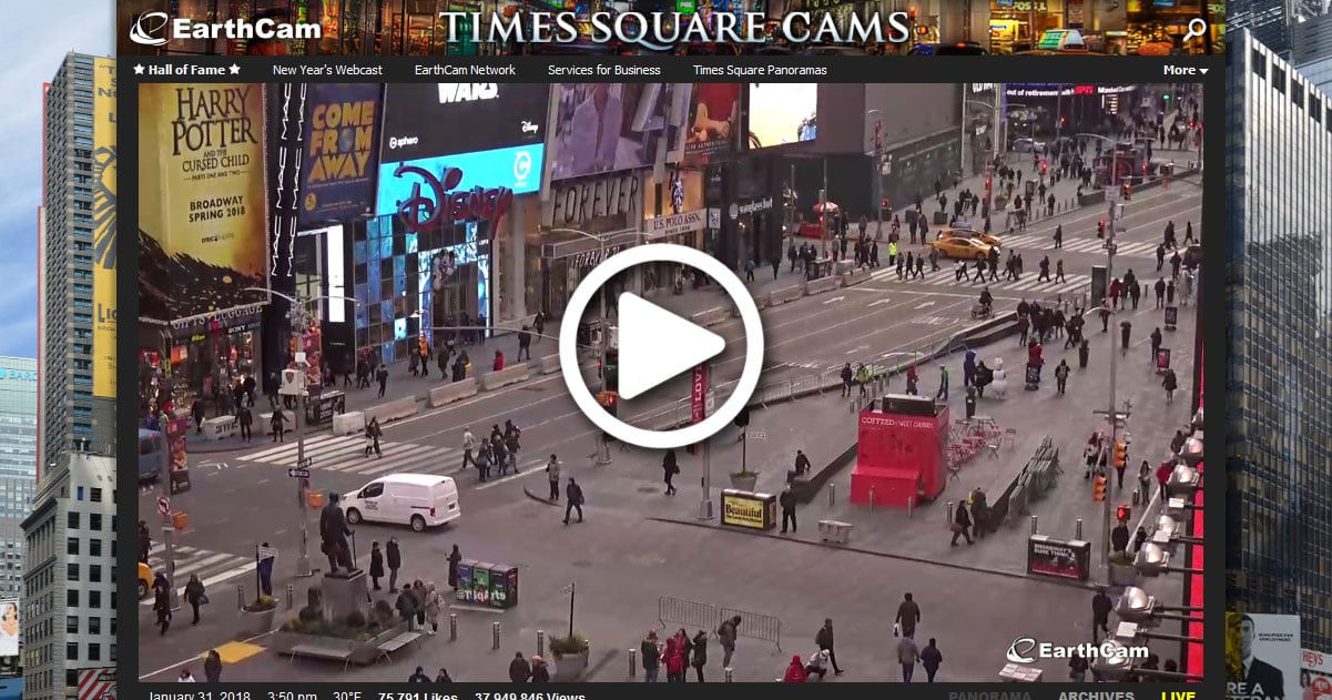 new york earthcam times square