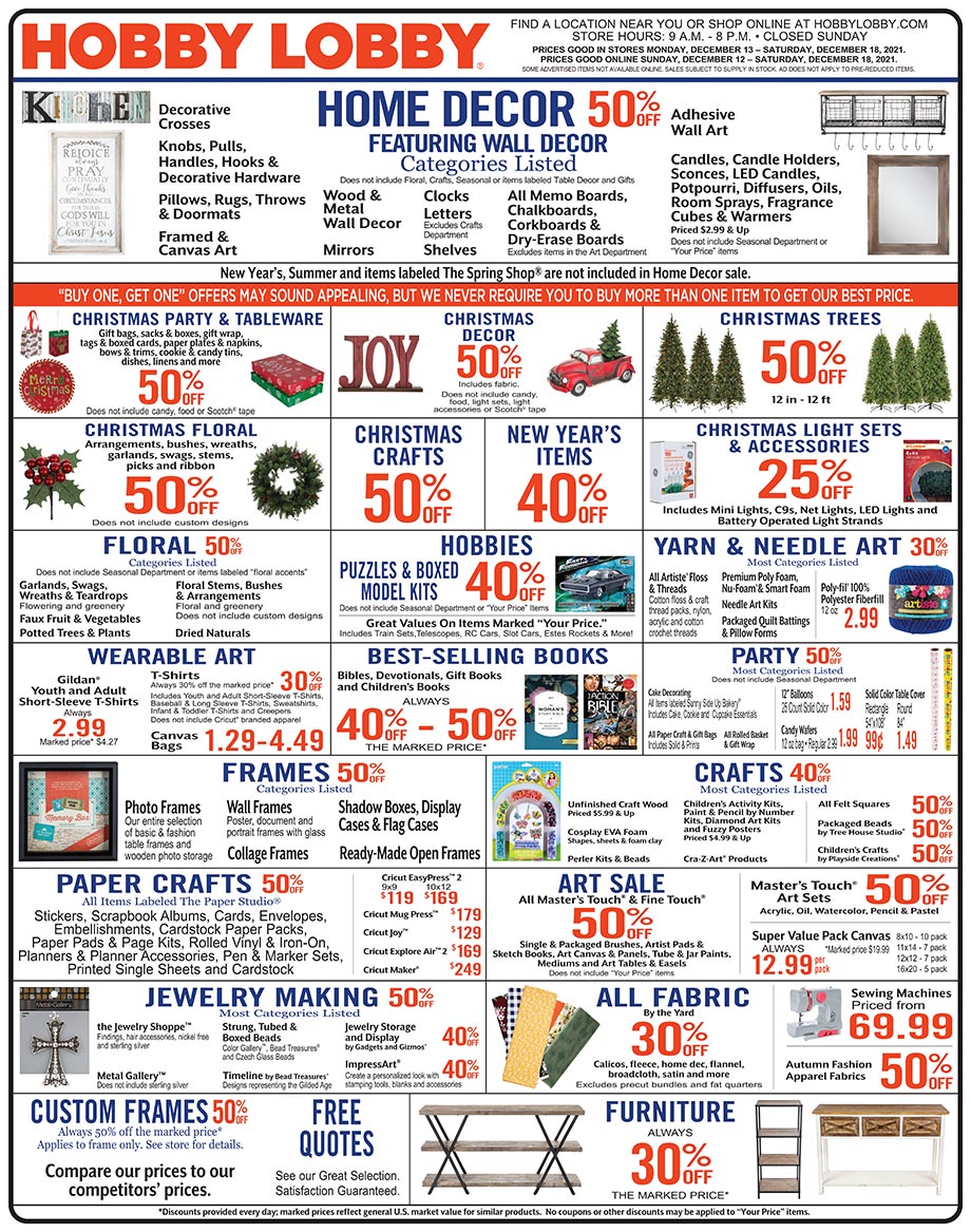 hobby lobby coupons mobile