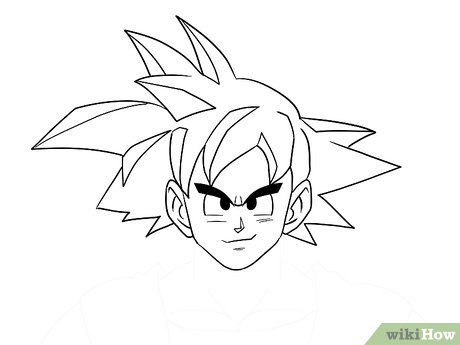 dibujos para dibujar faciles de goku