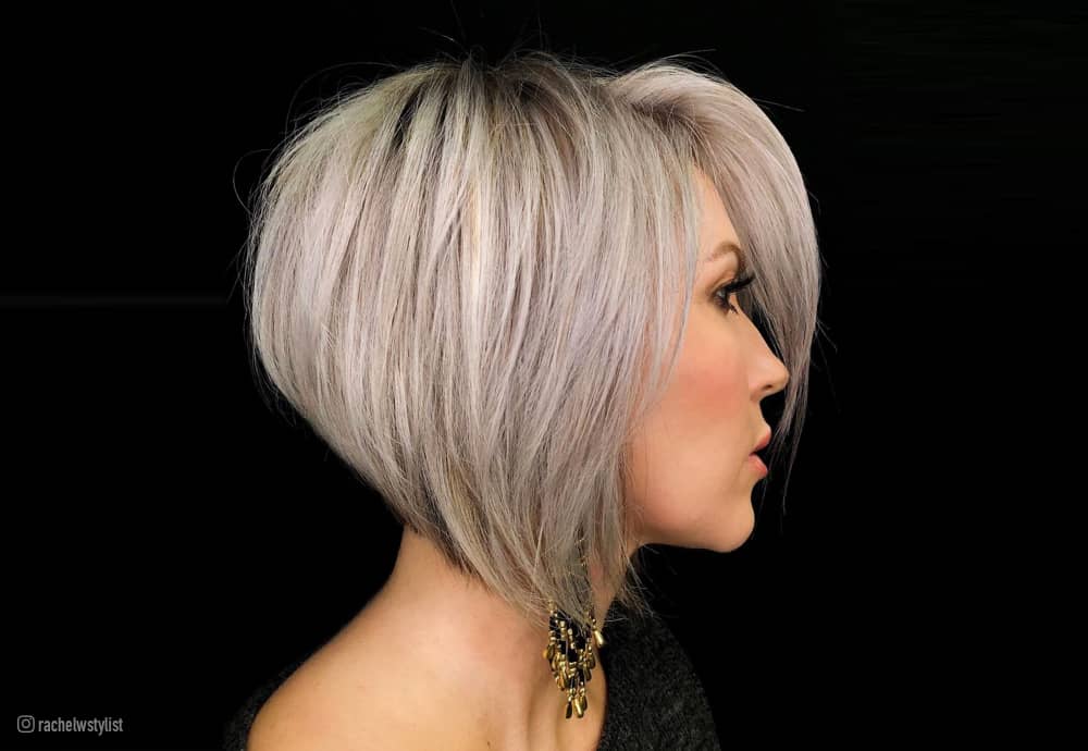 short cut blonde hair