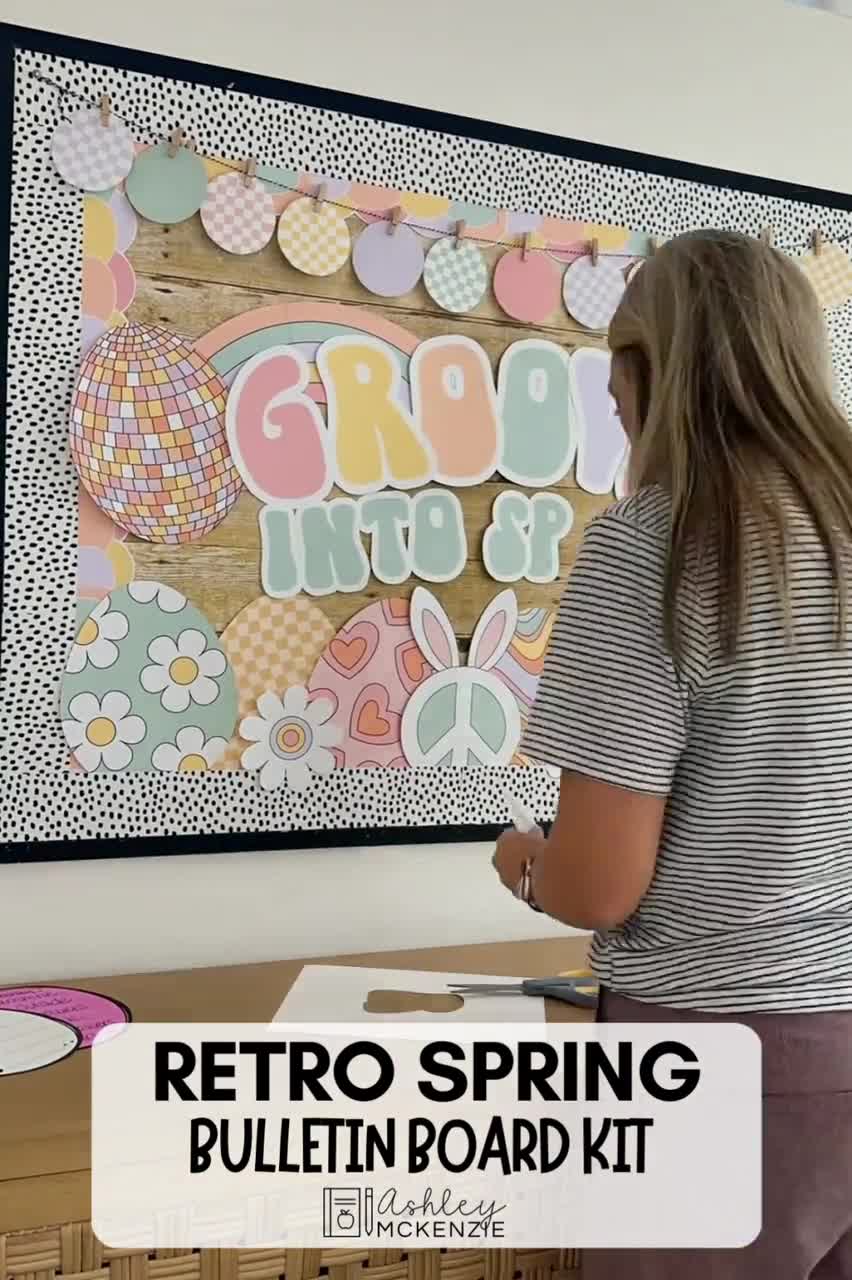 retro aesthetic bulletin board