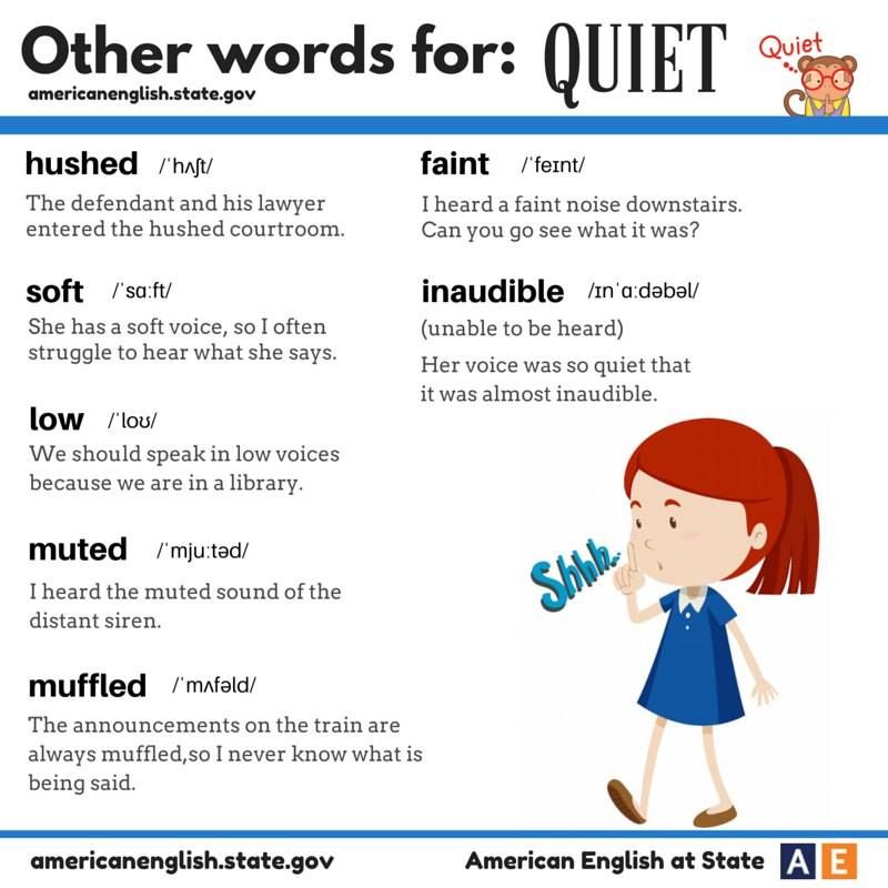 quiet synonym