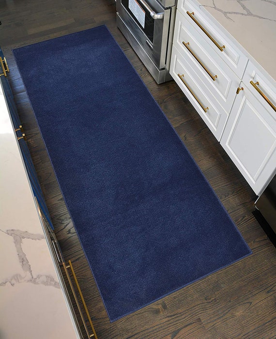 navy blue runner rug