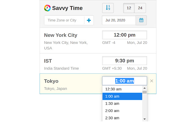 new york time zone converter