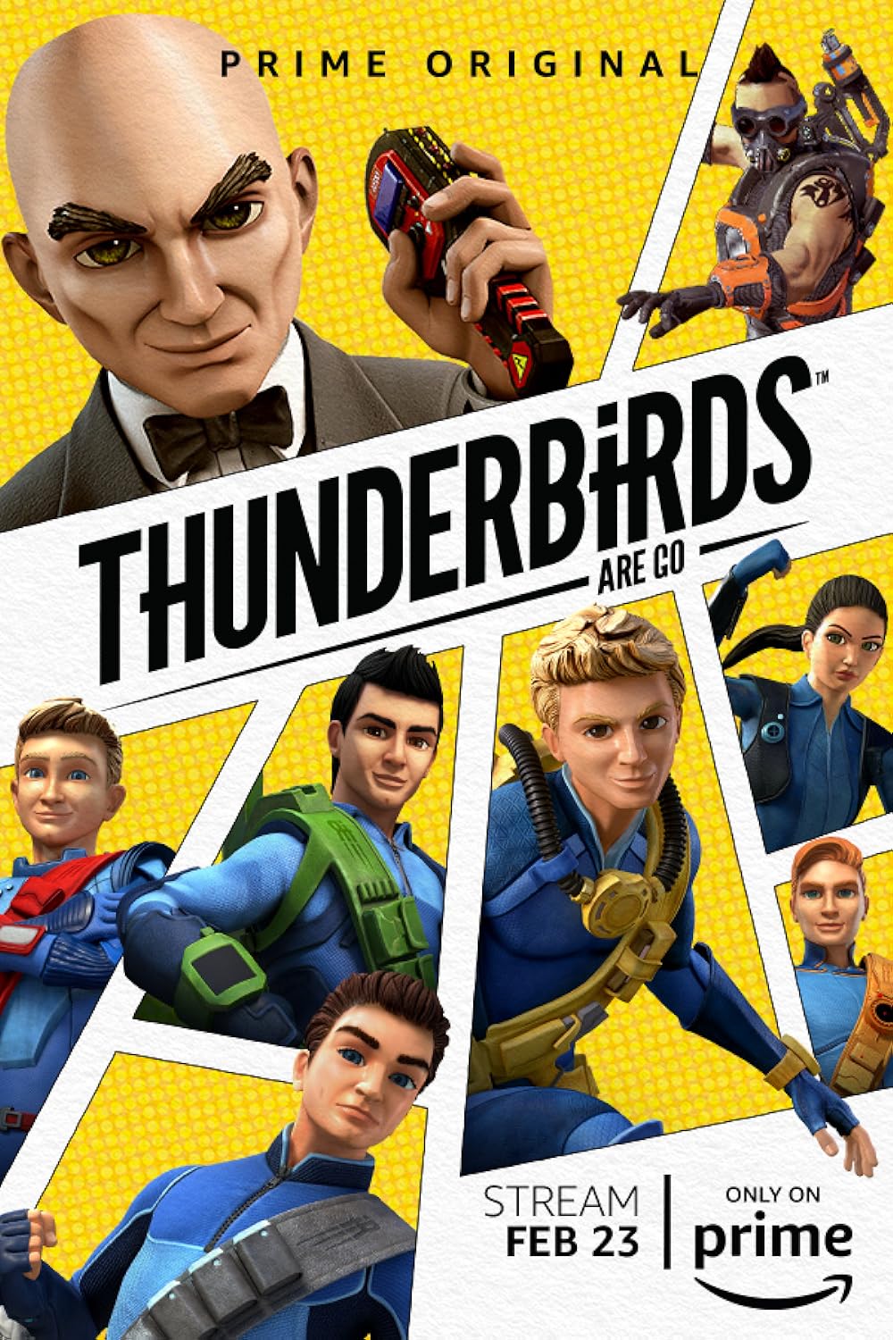 thunderbirds cartoon characters